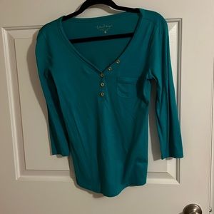 Lilly Pulitzer Palmetto Top, Emerald Green, size XXS